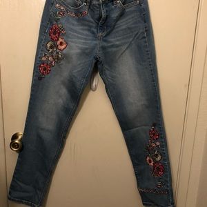 Embroidered Jeans